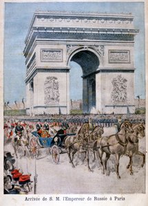 ज़ार निकोलस II पेरिस, 1896 में आता है द्वारा हेनरी मेयर