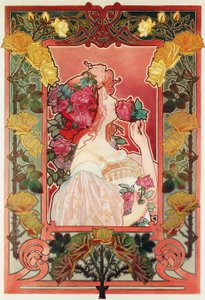 गुलाब की खुशबू, c.1890 (कैनवास पर तेल)