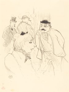 मौलिन-रूज स्टेम, 1894। द्वारा हेनरी डे टूलूस लॉटरेक