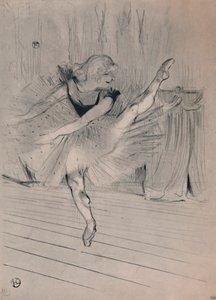 मिस इडा हीथ, इंग्लिश डांसर, c.1894, 1946। द्वारा हेनरी डे टूलूस लॉटरेक