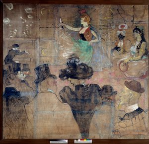 गौलू के घर के लिए साइन इन करें (वेबर लुईस dit La Goulue द्वारा हेनरी डे टूलूस लॉटरेक
