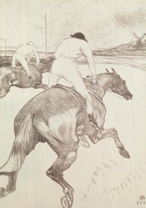 जॉकी, 1899 (रंग लिथोग्राफ) द्वारा हेनरी डे टूलूस लॉटरेक