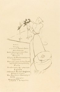 मिलिनर ला मोडिस्टे - रेनी वर्ट, 1893। द्वारा हेनरी डे टूलूस लॉटरेक