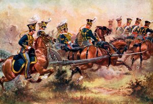 रॉयल हॉर्स आर्टिलरी, c1832, c1920। द्वारा हेनरी ए पायने
