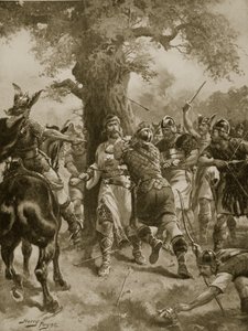 द एडस द्वारा सेंट एडमंड स्लाइन, 870 ई।, &39;हचिंसन की कहानी ब्रिटिश नेशन की कहानी&39;, c.1920 द्वारा हेनरी ए। पायने