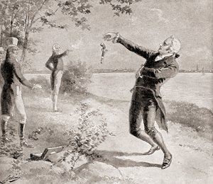 द बूर-हैमिल्टन ने 11 जुलाई 1804 को द हिस्ट्री ऑफ आवर कंट्री से 1905 में प्रकाशित किया