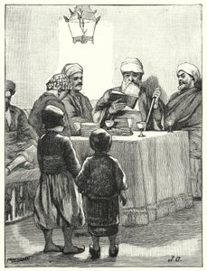 एक आधुनिक यहूदियों का फसह (लिथो) द्वारा हेनरी एंड्रयू हार्पर