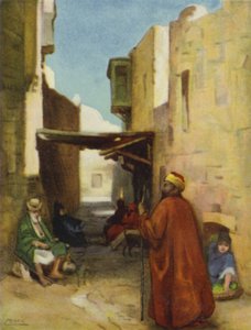 यरूशलेम में एक सड़क (रंग लिथो) द्वारा हेनरी एंड्रयू हार्पर
