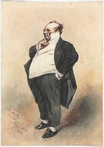 जोसेफ प्रुधोमे स्टैंडिंग, 1868।