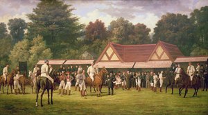 1890 में हर्लिंगम में पोलो