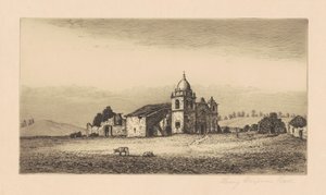 मिशन सैन कार्लोस बोर्रोमो, 1883।