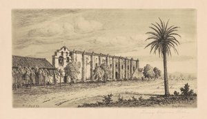 मिशन सैन गेब्रियल आर्कगेल, 1883।
