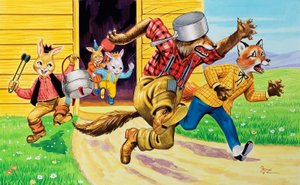 Brer Rabbit, दोस्तों और सॉसपैन