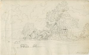 स्टोनल चर्च: पेन ड्राइंग, 20 जून 1813