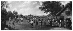 एक देश क्रिकेट मैच, 19 वीं सदी 1912।