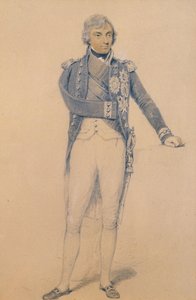 होरेशियो नेल्सन (1758-1805) (कागज पर पेंसिल, स्याही और गौचे) द्वारा हेनरी एड्रिज