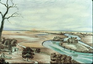 1842 ईलिनोइस नदी पर टैवर्न,