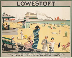 पोस्टर विज्ञापन Lowestoft द्वारा हेनरी जॉर्ज गॉथोर्न