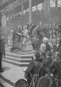 द क्वीन ओपनिंग द क्रिस्टल पैलेस, 1892