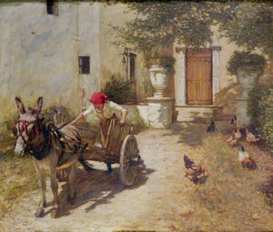 फार्म यार्ड दृश्य, 1905