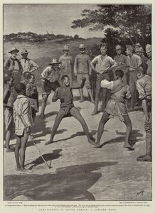दक्षिण अफ्रीका में अभियान, एक अवकाश का समय
