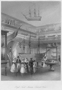 रॉयल नेवल म्यूज़ियम, समरसेट हाउस, c1841