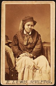 एडमोनिया लुईस का व्यवसाय कार्ड, c.1870 द्वारा हेनरी रोचर