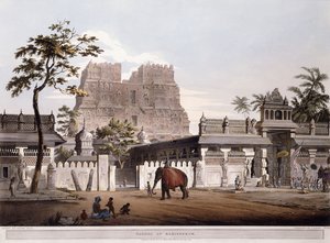 1803 में रामीसेरम में शिवालय