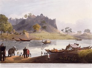 1824 में गोमती नदी पर जुआनपोर में बंदरगाह के खंडहर