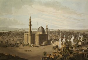 ग्रैंड काहिरा का दृश्य, डैनियल हैवेल (1785-1826) 1809 द्वारा उकेरा गया