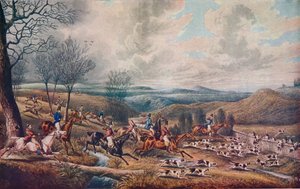रूबेक का पीछा, 1834 द्वारा हेनरी थॉमस अल्केन