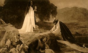 जैतून के पहाड़ पर यीशु, 1922।