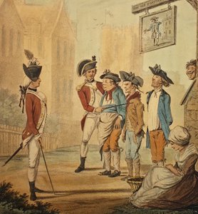 "रिक्रूट्स", 1780 प्रकाशित