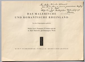 सुरम्य और रोमांटिक राइनलैंड, 1928।