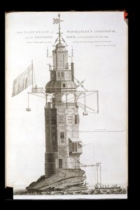 हेनरी रॉबर्ट्स (fl.1762), 1762 द्वारा एडिस्टोन लाइटहाउस को उकेरा गया