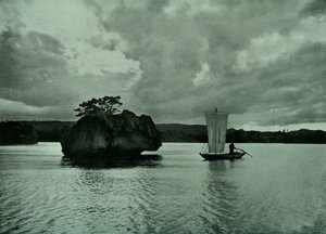 इनलैंड सी, 1910 पर शाम। द्वारा हर्बर्ट पोंटिंग