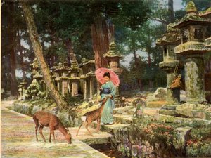 नारा, पुराने जापान का दिल, 1910।