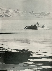 रैंप के ऊपर से हट और वेस्टर्न पर्वत, c19101913, 1913। द्वारा हर्बर्ट पोंटिंग