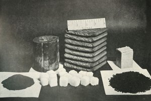 पोलर पार्ट्स स्लेजिंग राशन पेमिकन, बिस्कुट, मक्खन, कोको, चीनी और चाय, 1911, 1913 द्वारा हर्बर्ट पोंटिंग