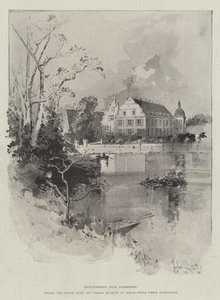 Dranstadt के पास Kranichstein, जहां ग्रैंड ड्यूक और Hesse के ग्रैंड डचेस अपने हनीमून बिताते हैं द्वारा हरबर्ट रेलटन