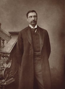लेखक सर हेनरी राइडर हैगार्ड का पोर्ट्रेट 1856-1925। द्वारा हरबर्ट रोज बैरड