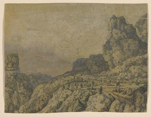 पठार के साथ पर्वतीय घाटी, सीए। 1625-30। द्वारा हरक्यूलिस सेगर