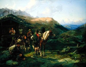 अल्पाइन चरागाह से प्रस्थान, 1832