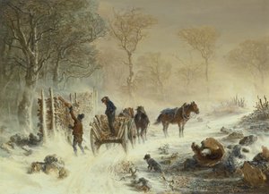 वुड इन द स्नो, 1858
