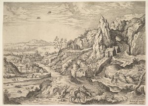 अब्राहम और इसहाक बलिदान के रास्ते पर, 1558।