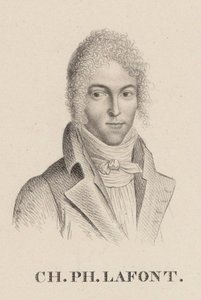 वायलिन वादक और संगीतकार चार्ल्स फिलिप लाफोंट का चित्र 1781-1839। द्वारा हिलैरे लेड्रू