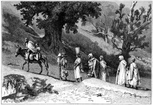 कबाइल परिवार समूह यात्रा, अल्जीरिया, c1890