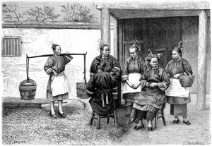 फोकेन प्रांत, चीन के लोग, 1895।