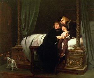 1830 के टॉवर में एडवर्ड वी और ड्यूक ऑफ यॉर्क द्वारा हिप्पोलाइट डेलरॉच