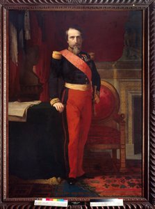 पोर्ट्रेट एन पाइड डी नेपोलियन III (1808-1873) हिप्पोलिथे फ़्लैंड्रिन द्वारा पेंटिंग (1809-1864)। 1862. मंद। 2.12 x 1.47। मुसी डू चेटो, कॉम्पिएग्ने - नेपोलियन III (1808-1873) का पूर्ण-लंबाई वाला चित्र। हिप्पोलिथे फ़्लैंड्रिन द्वारा पेंटिंग (1809-1864)। 1862 द्वारा हिप्पोलीटे फ़्लैंड्रिन